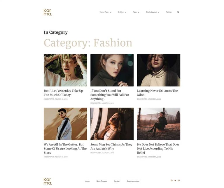 Karma - Blog & Magazine Elementor Template Kit