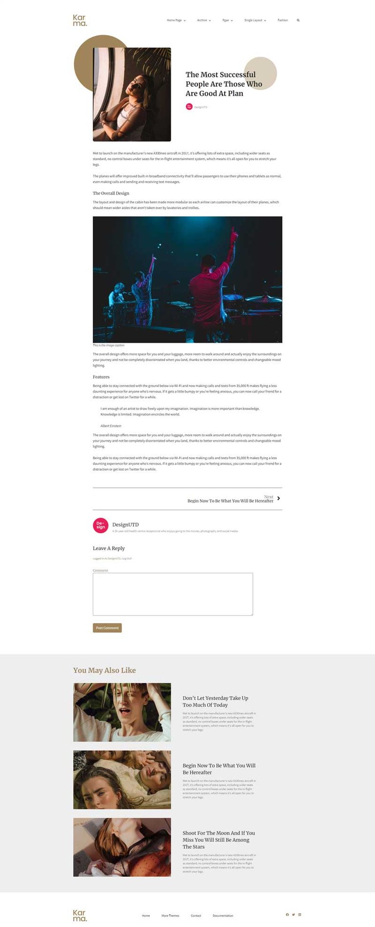 Karma - Blog & Magazine Elementor Template Kit