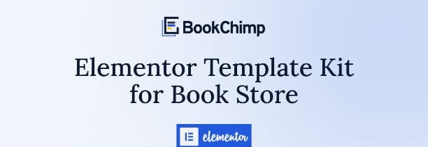 BookChimp - Online Book Store Website Elementor Template Kit