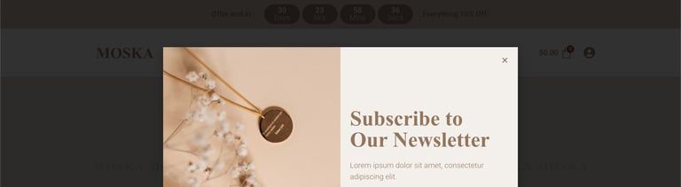 Moska - Fashion Jewelry Store WooCommerce Elementor Template Kit