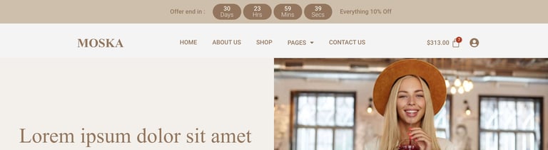 Moska - Fashion Jewelry Store WooCommerce Elementor Template Kit