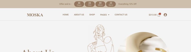 Moska - Fashion Jewelry Store WooCommerce Elementor Template Kit