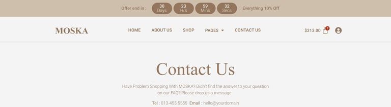Moska - Fashion Jewelry Store WooCommerce Elementor Template Kit