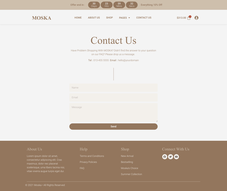 Moska - Fashion Jewelry Store WooCommerce Elementor Template Kit