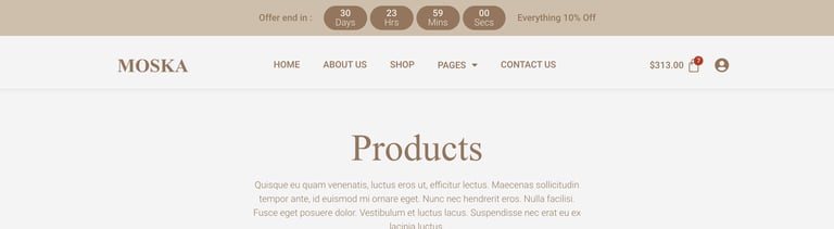 Moska - Fashion Jewelry Store WooCommerce Elementor Template Kit