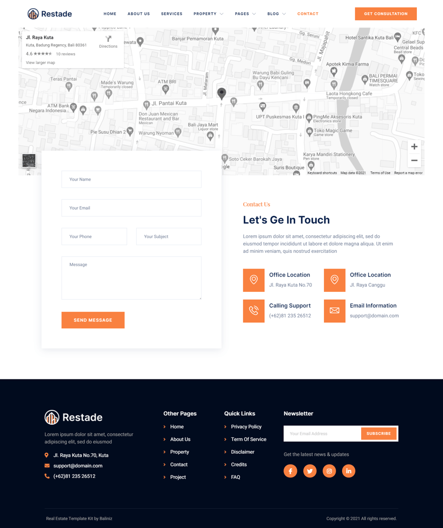 Restead – Real Estate & Property Elementor Template Kit, WP Template ...