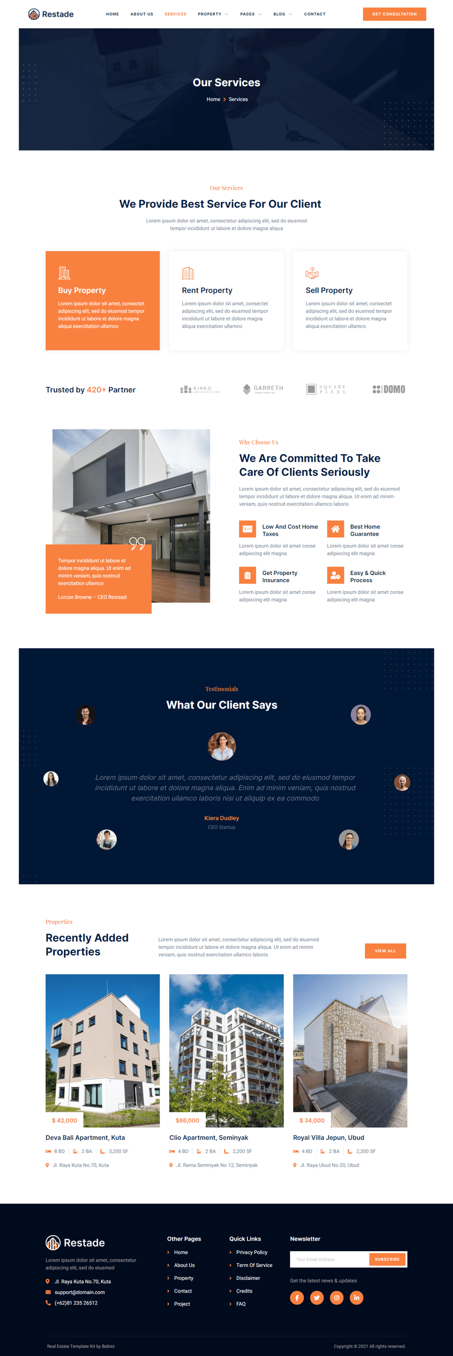 Restead – Real Estate & Property Elementor Template Kit, WP Template ...