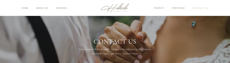 Hibride – Bridal Photography & Wedding Planner Elementor Template Kit