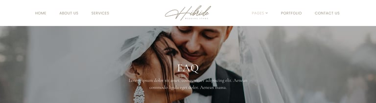 Hibride – Bridal Photography & Wedding Planner Elementor Template Kit