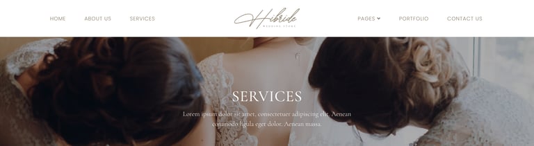 Hibride – Bridal Photography & Wedding Planner Elementor Template Kit