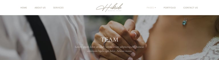 Hibride – Bridal Photography & Wedding Planner Elementor Template Kit