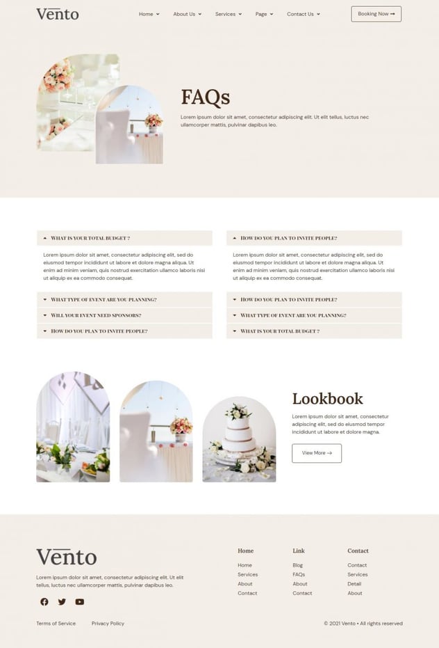 Vento - Event Organizer Elementor Template Kit