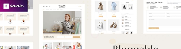 Bloggable - Modern Blog Elementor Template Kit