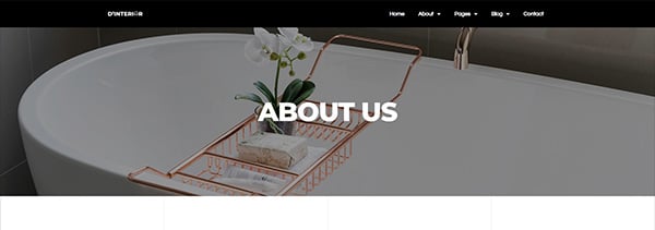 D'Interior - Interior Design Elementor Pro Full Site Template Kit