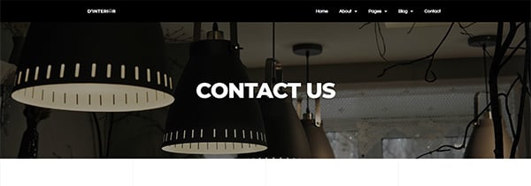 D'Interior - Interior Design Elementor Pro Full Site Template Kit