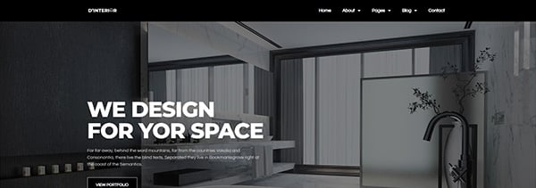 D'Interior - Interior Design Elementor Pro Full Site Template Kit