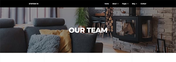 D'Interior - Interior Design Elementor Pro Full Site Template Kit