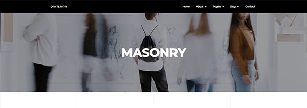 D'Interior - Interior Design Elementor Pro Full Site Template Kit