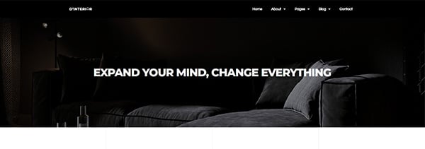 D'Interior - Interior Design Elementor Pro Full Site Template Kit