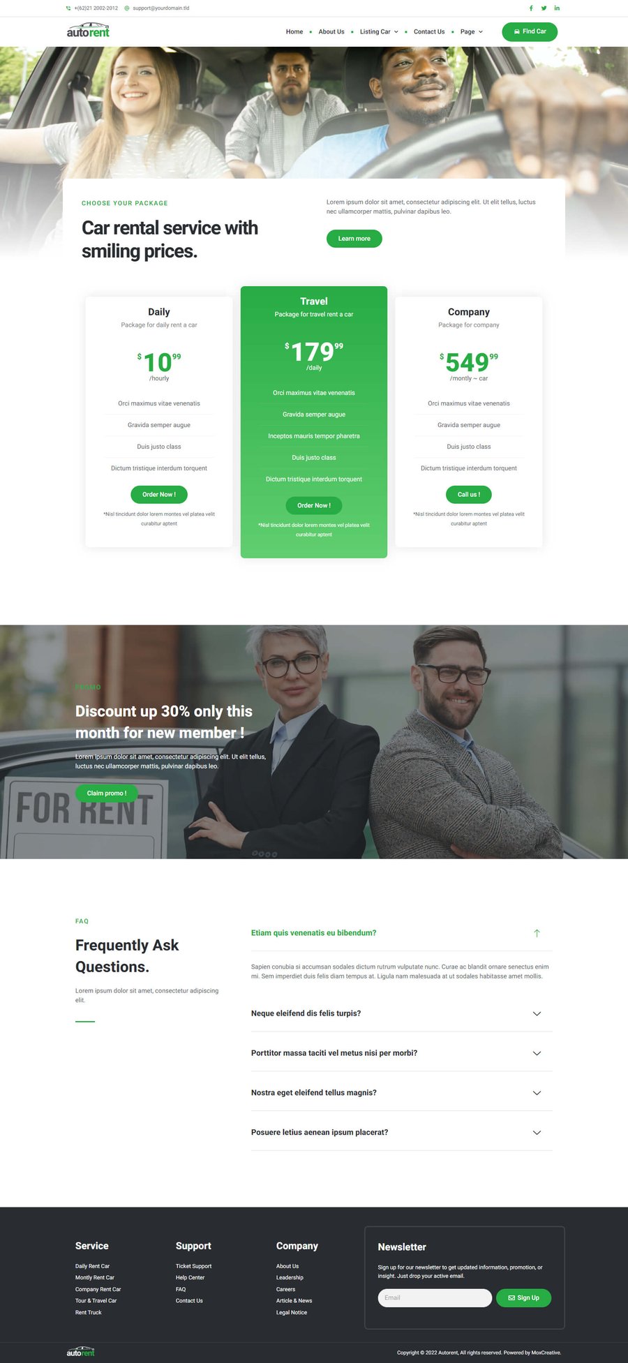 AutoRent - Car Rental Service Elementor Template Kit, WP Template Kits ...