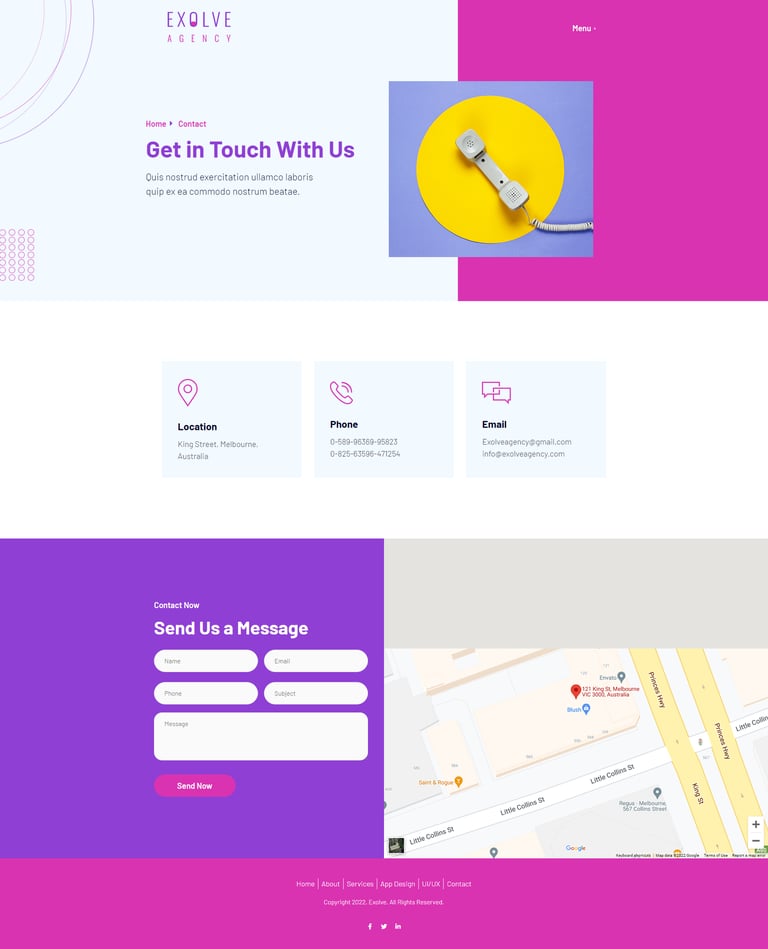 Exolve | Creative Portfolio Elementor Template Kit
