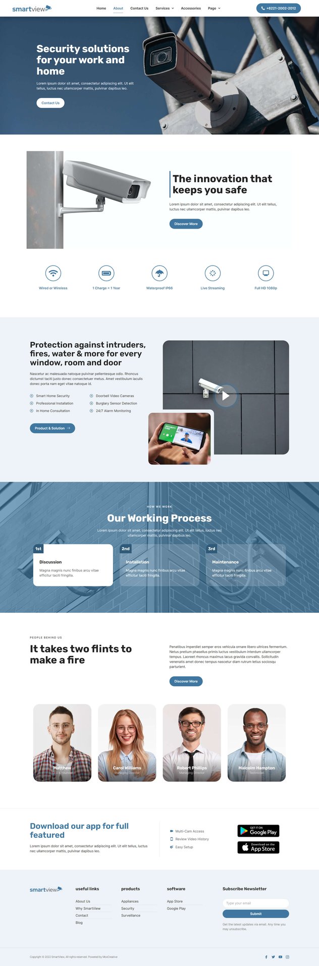 SmartView - CCTV & Security Elementor Template Kit, WP Template Kits ft ...