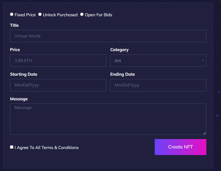 Glib | NFT Marketplace Elementor Pro Template Kit - Design Template Place