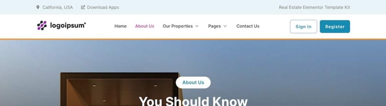 UHouse - Real Estate Elementor Template Kit