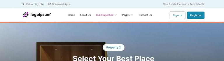 UHouse - Real Estate Elementor Template Kit