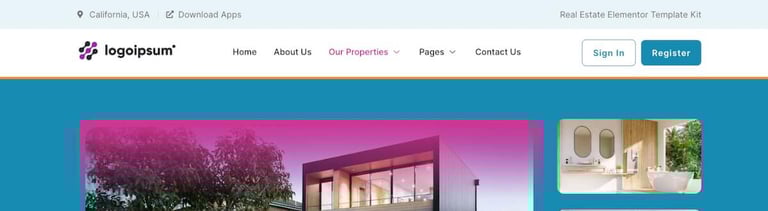 UHouse - Real Estate Elementor Template Kit