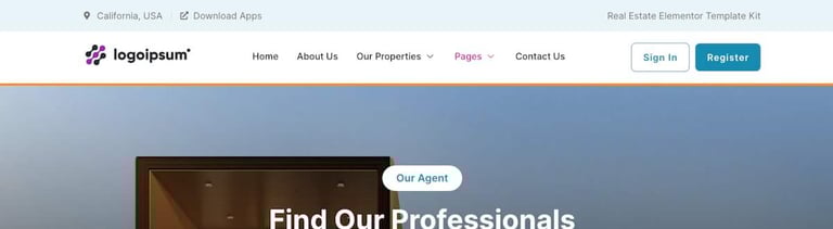 UHouse - Real Estate Elementor Template Kit