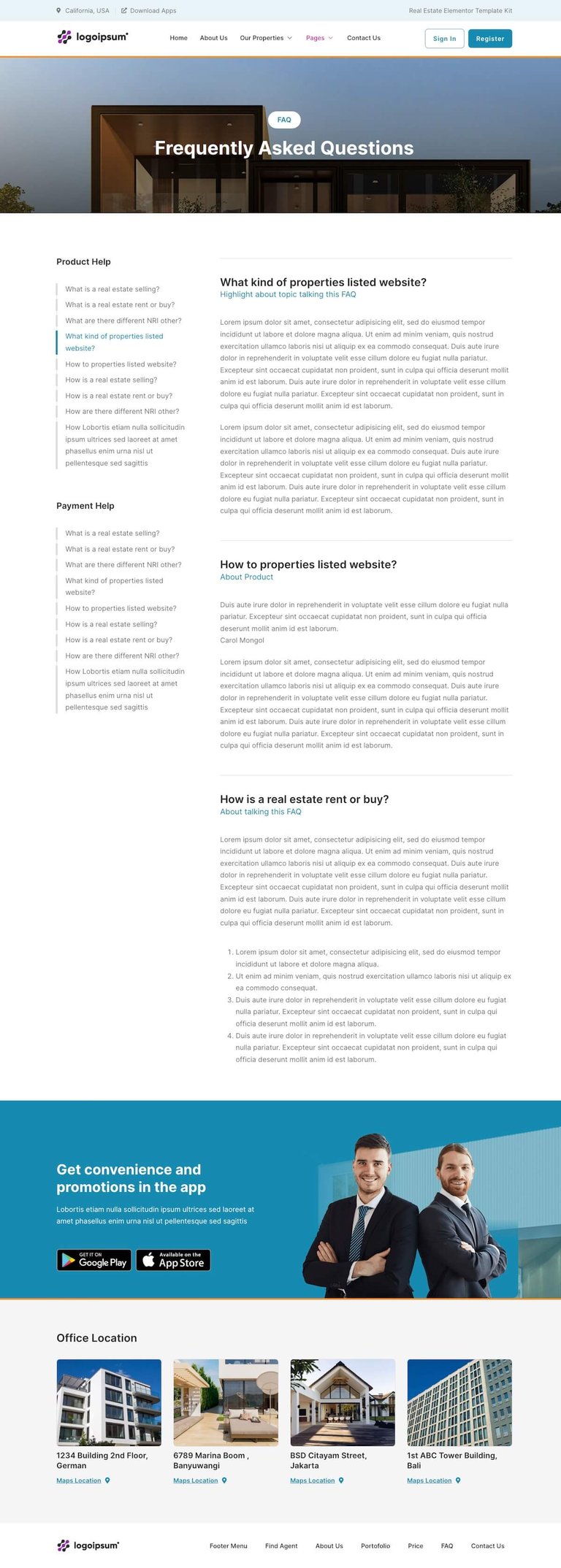 UHouse - Real Estate Elementor Template Kit