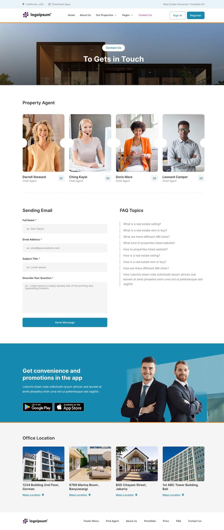 UHouse - Real Estate Elementor Template Kit