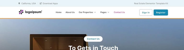 UHouse - Real Estate Elementor Template Kit