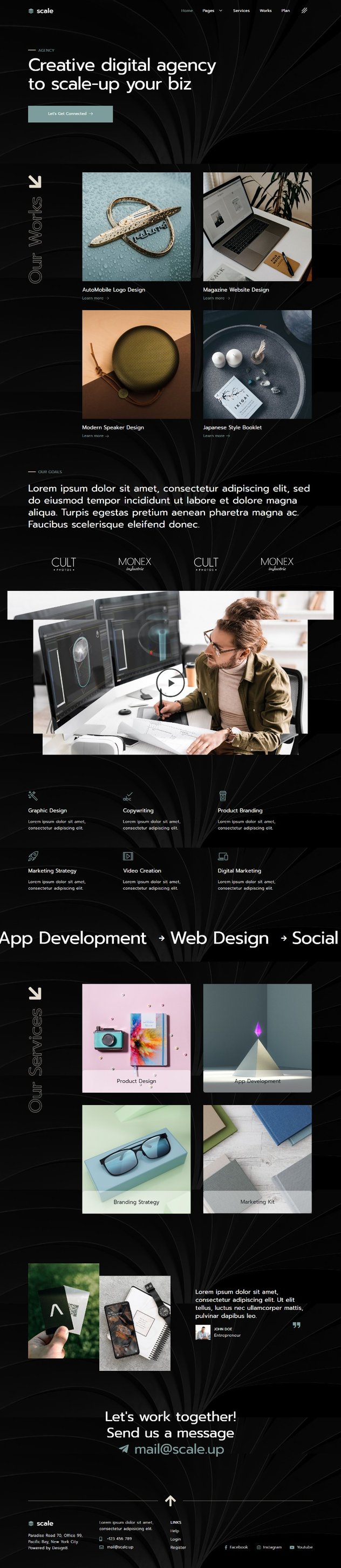Scale - Creative Agency Elementor Template Kit, WP Template Kits ft ...