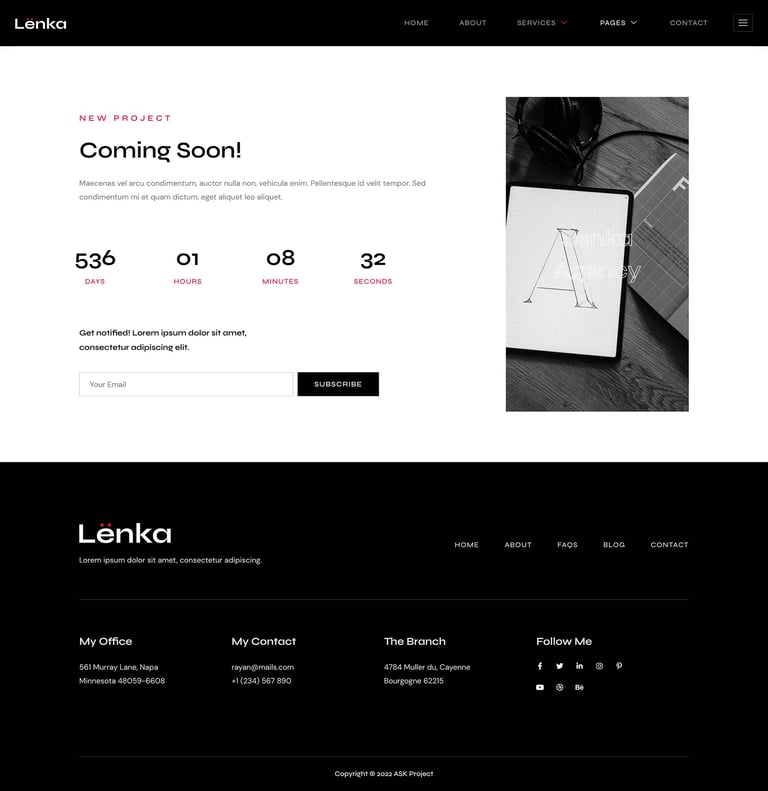 Lenka - Creative Digital Agency Elementor Template Kit