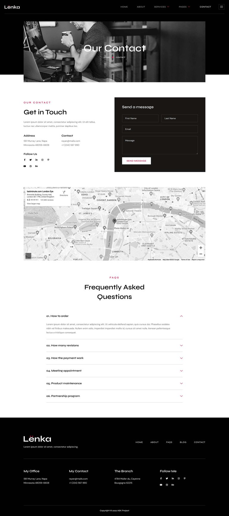 Lenka - Creative Digital Agency Elementor Template Kit