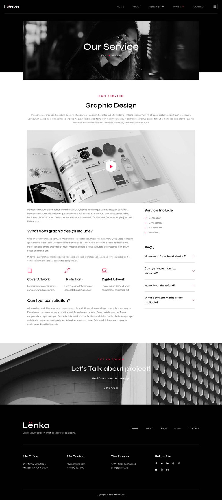 Lenka - Creative Digital Agency Elementor Template Kit
