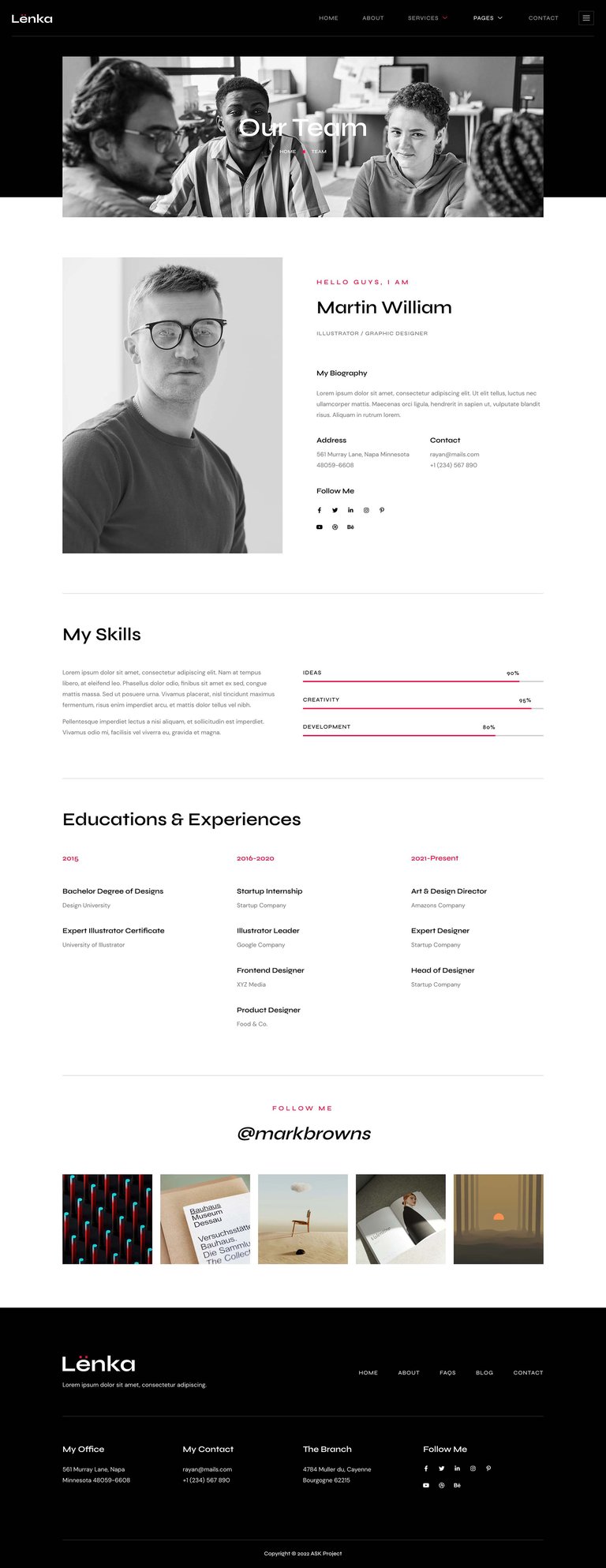 Lenka - Creative Digital Agency Elementor Template Kit