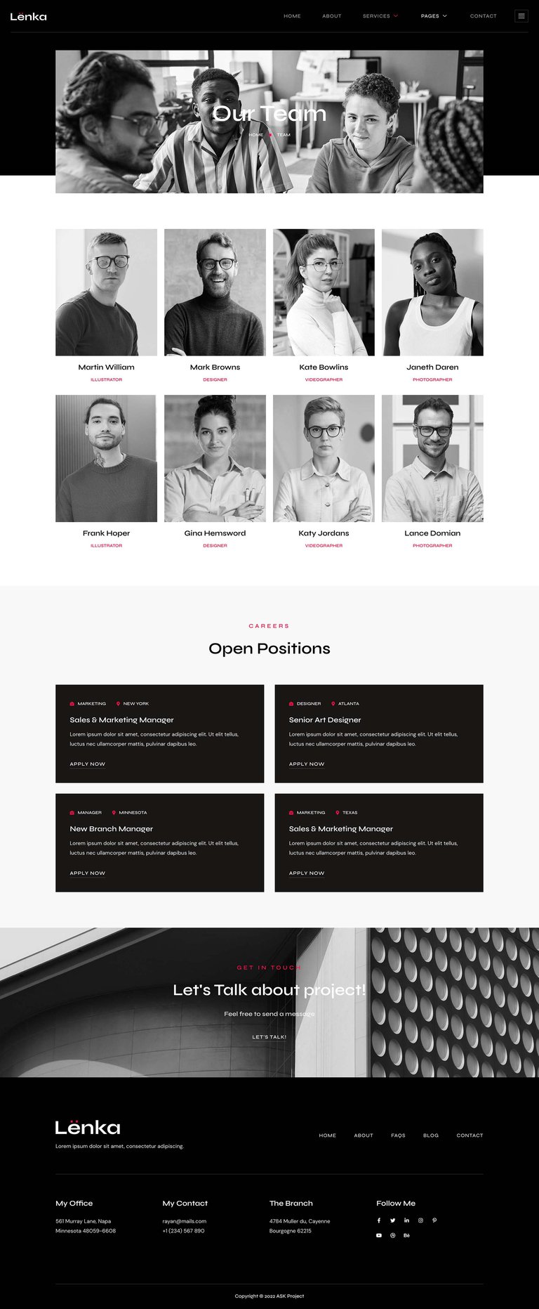 Lenka - Creative Digital Agency Elementor Template Kit