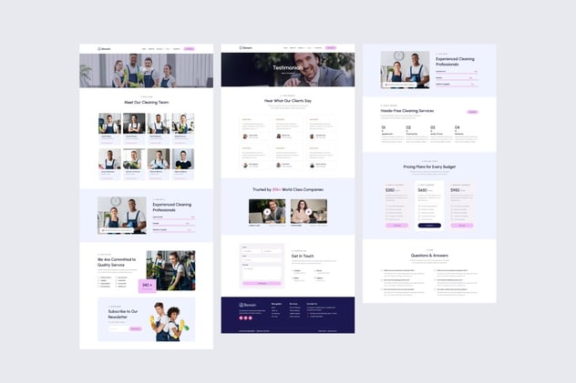 Beresin - Modern Cleaning Service Business Elementor Kit