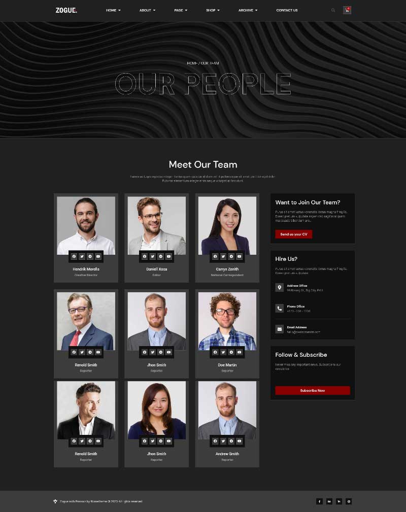 Zogue - Creative Blog & Magazine Elementor Pro Template Kit - Design ...
