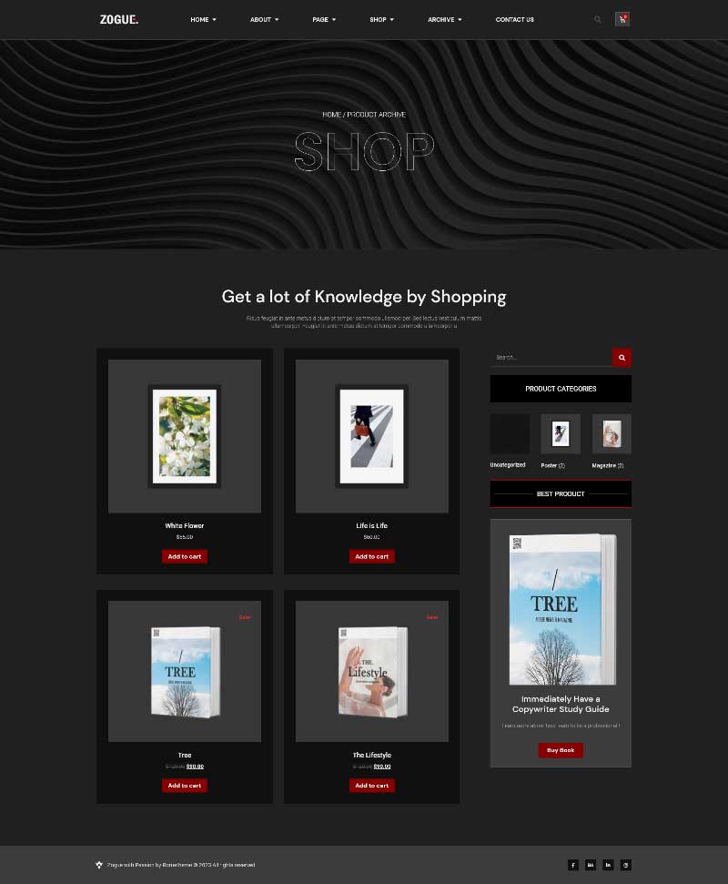 Zogue - Creative Blog & Magazine Elementor Pro Template Kit - Design ...
