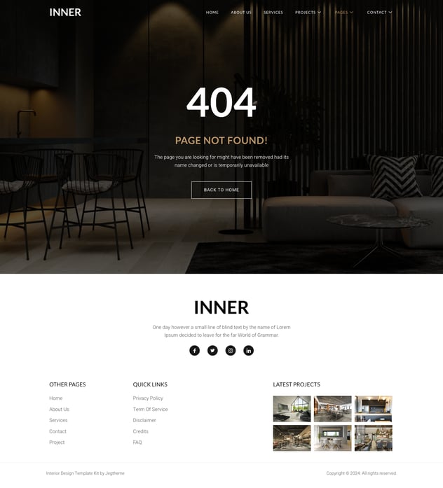 Inner – Interior Design & Architecture Template Kit ft. architect ...