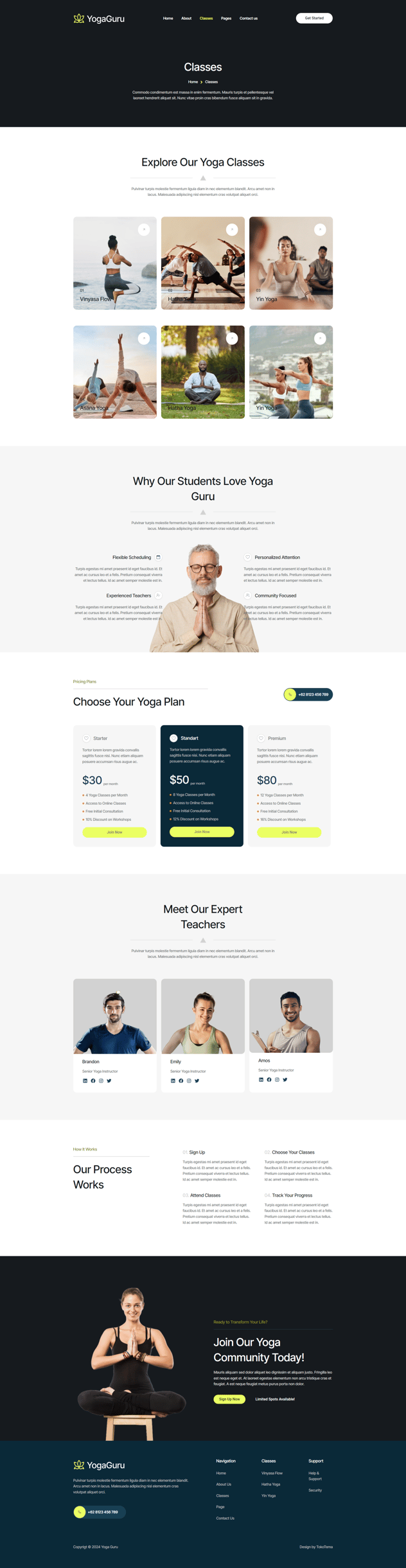 YogaGuru - Yoga Teacher & Studio Elementor Template Kits