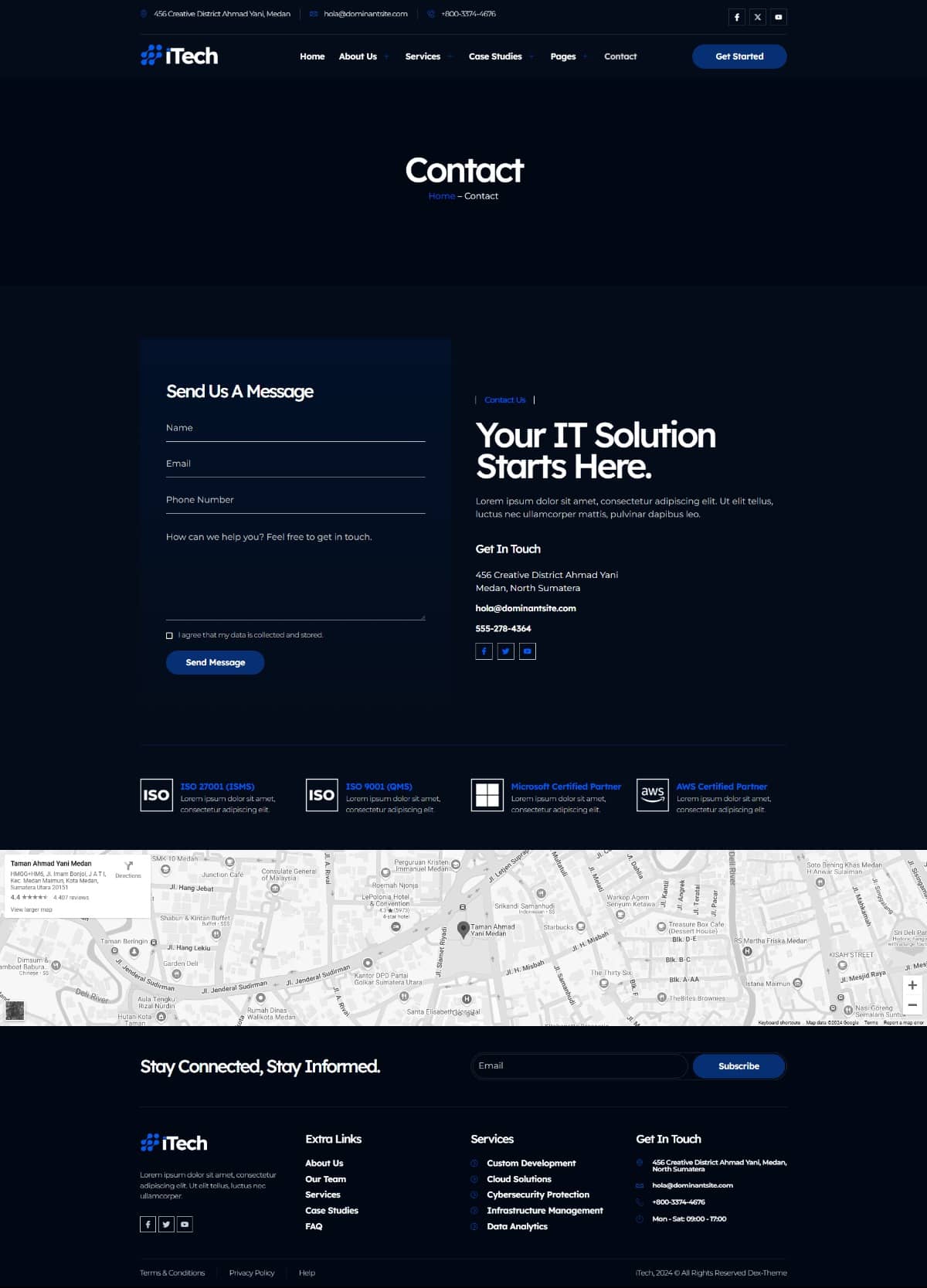 iTech - IT Solutions & Services Company Elementor Template Kit, WP ...