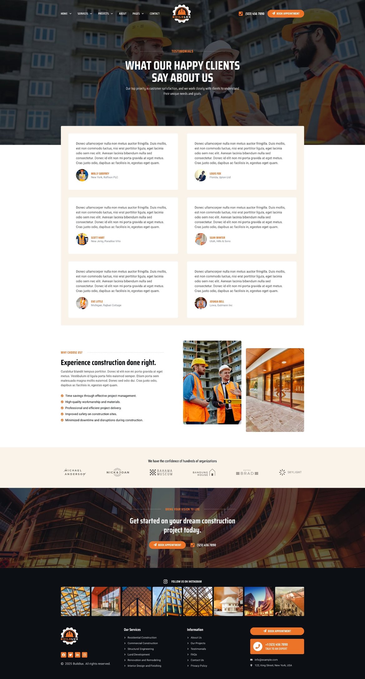 Buildlux - Construction Elementor Pro Template Kit, WP Template Kits ft ...