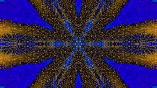 Abstract Morphing Kaleidoscope Pattern Background Animation