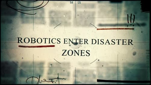 Robotics Disaster News: Grungy Retro Title Animation