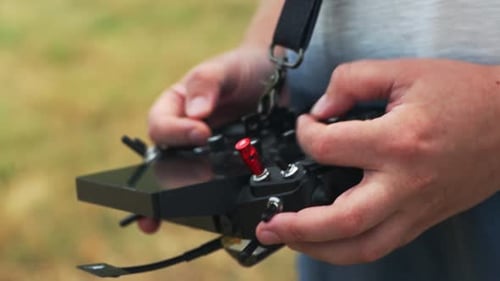 Drone Controller Operation in Natural Outdoor Setting